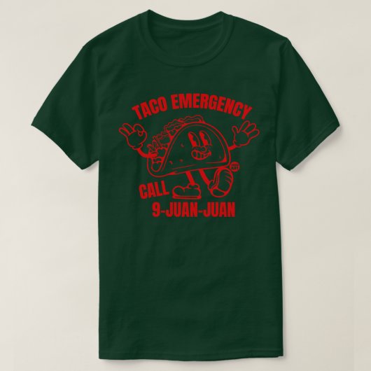 タコ緊急事態 Tシャツ (デザイン正面)