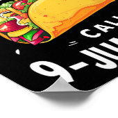 タコ緊急電話9 Juan Juan おもしろい Cinco De May ポスター (角)