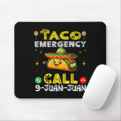タコ緊急電話9 Juan Juan おもしろい Cinco De May マウスパッド (マウス)