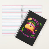 タコ緊急電話9 Juan Juan Mexican Food Lover ノートブック (内側)