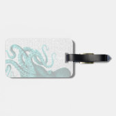 タコ緑の半分 ラゲッジタグ (裏面横)