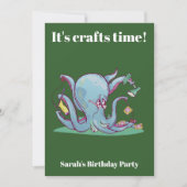 タコ編み 招待状 (正面)