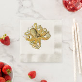 タコ航海のナプキンスライトハウスルート™ 縁ありカクテルナプキン (インサイチュ)