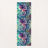 タコ航海のビーチ沿岸パーソナライズされた ヨガマット (正面)