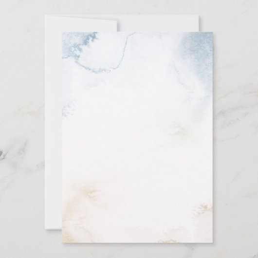 タコ航海の – 海の誕生日パーティーの下 招待状 (裏面)