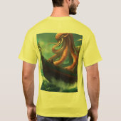 タコ船攻撃" Tシャツ (裏面)