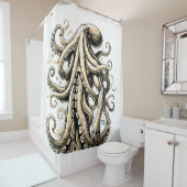 タコ芸術 シャワーカーテン (インサイチュ)