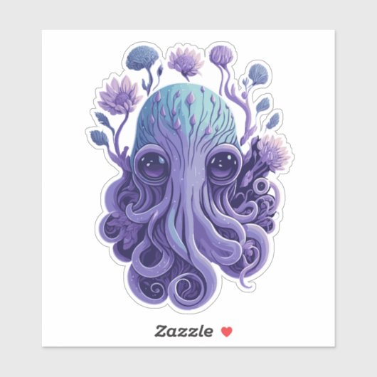 タコ芸術 シール (シート)