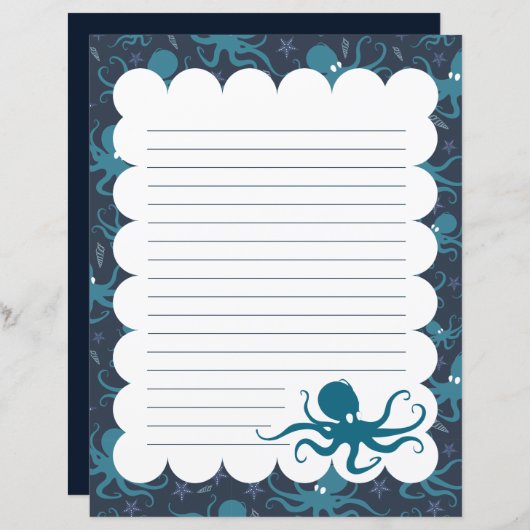 タコ裏文具紙 (正面/裏面)