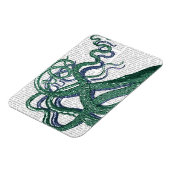 タコ触手グリーンとブルー マグネット (左側)