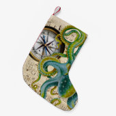 タコ触手コンパスミュージック スモールクリスマスストッキング (正面 (吊り時))