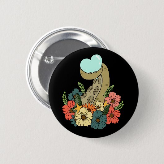 タコ触手芸 缶バッジ (正面&裏面)