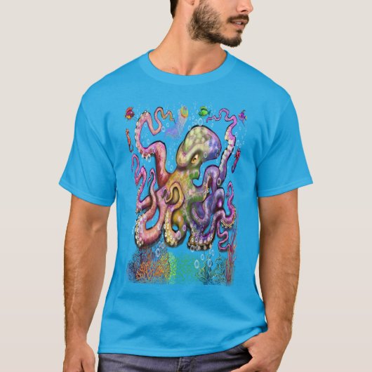 タコ触手 Tシャツ (正面)