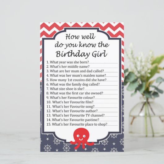 タコ誕生日の女の子のことよくご存じ (スタンド正面)