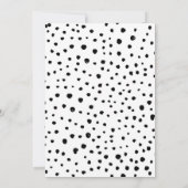 タコ誕生日パーティーの招待 招待状 (裏面)