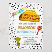 タコ誕生日パーティーの招待 招待状 (正面/裏面)