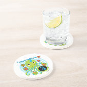 タコ誕生日Tシャツとギフト コースター (側面)