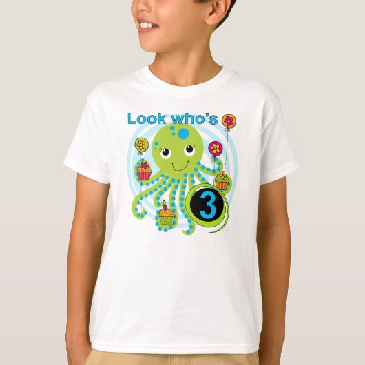 タコ誕生日Tシャツとギフト Tシャツ (正面)