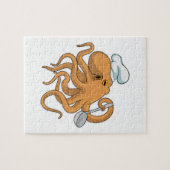 タコ調理師シェフハット ジグソーパズル (横)