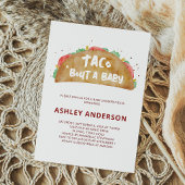 タコ'赤ちゃんシャワーのメキシコのフィエスタについて 招待状