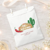 タコ'赤ちゃんシャワーフェスタパーソナライズされたの フェイバーバッグ (クリップ留めされた状態)