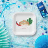 タコ'赤ちゃんシャワーフェスタパーソナライズされたの ペーパープレート (パーティー)