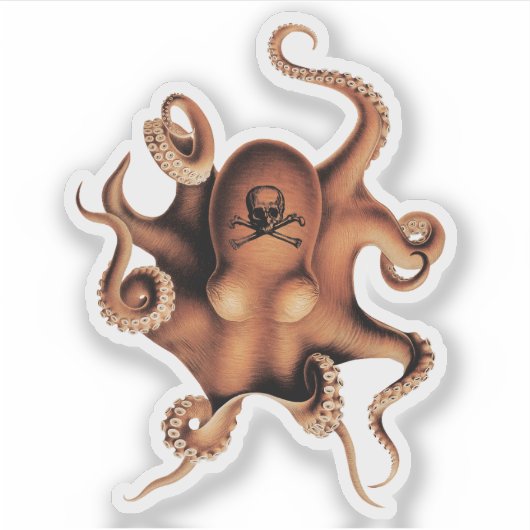 タコ赤 シール (正面)