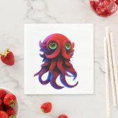 タコ赤 スタンダードランチョンナプキン (インサイチュ)