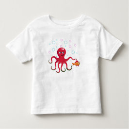 タコ赤 トドラーTシャツ