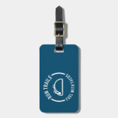 タコ走スで燃料を追う ラゲッジタグ (正面縦)