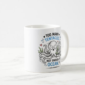 タコ足すぎる 海好き コーヒーマグ コーヒーマグカップ