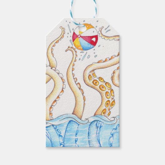 タコ遊のビーチ ギフトタグ (正面)