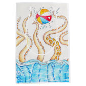 タコ遊のビーチ ミディアムペーパーバッグ (正面)