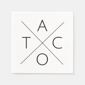 タコ遊(Fixer Upper, Waco) Word Art スタンダードカクテルナプキン