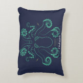 タコ頭足類の触手 アクセントクッション (裏面(縦))