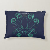 タコ頭足類の触手 アクセントクッション (裏面)