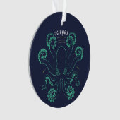 タコ頭足類の触手 オーナメント (正面)