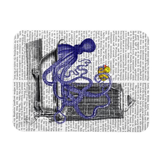 タコ風呂2 マグネット (横)