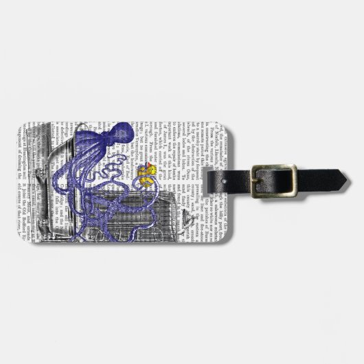 タコ風呂2 ラゲッジタグ (正面横)