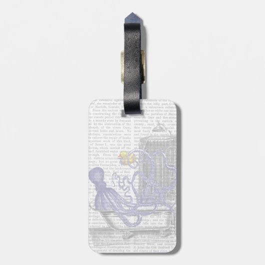 タコ風呂2 ラゲッジタグ (裏面縦)