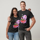 タコ食べ物ラーメンうどんタコ恋人ギフト Tシャツ (ユニセックス)