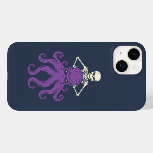 タコ骨格 Case-Mate iPhoneケース (裏面 (横))