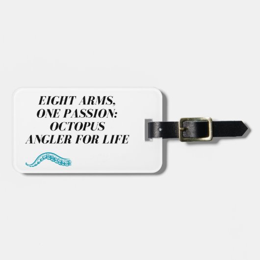 タコ魚釣り ラゲッジタグ (正面横)