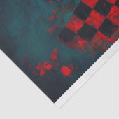 タコ鮮やかと熱帯花模様- Decopage 薄葉紙 (詳細)