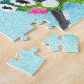 タコ鮮やか:アクリルイラストレーション ジグソーパズル (側面)