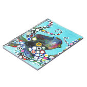 タコ鮮やか:アクリルイラストレーション ノートブック (左側)