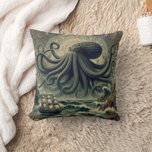 タコ3 クッション (ブランケット)