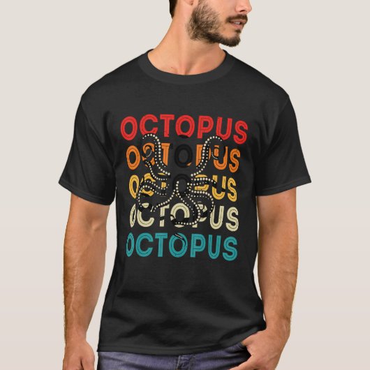 タコ70 s 80 sレトロヴィンテージ tシャツ (正面)
