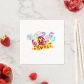 タコ かわいい スタンダードカクテルナプキン (インサイチュ)