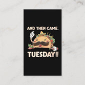 タコ、そして火来曜日、メキシコ料理 名刺 (正面)